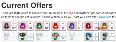 realmeye current offers|realm eye offers.